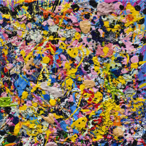 Art Lover No.114, 40x40cm, acrylic on canvas, 2021-26 by Vuk Vuckovic.JPG
