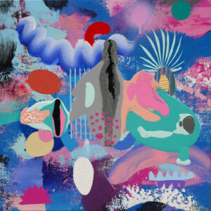 Art Lover No.180, 40x40cm, acrylic on canvas, 2026 by Vuk Vuckovic.JPG