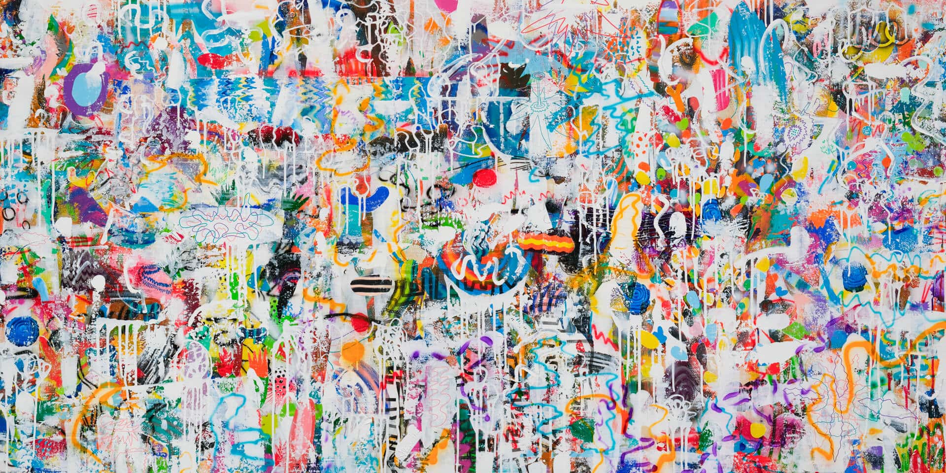 Collective Subconsciousness, 40x80, acrylic on canvas, 2022