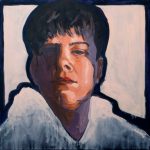 Jelena Stojanović - Autoportret IV akril na platnu-50x50cm