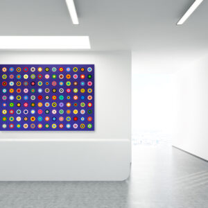 Positive Vibrations, 150x215cm, akrilik na platnu, 2022