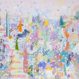 Snowland, 120x200cm, akrilne boje na platnu, 2024