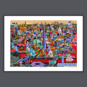 Vašington, print na papiru 50x70 cm