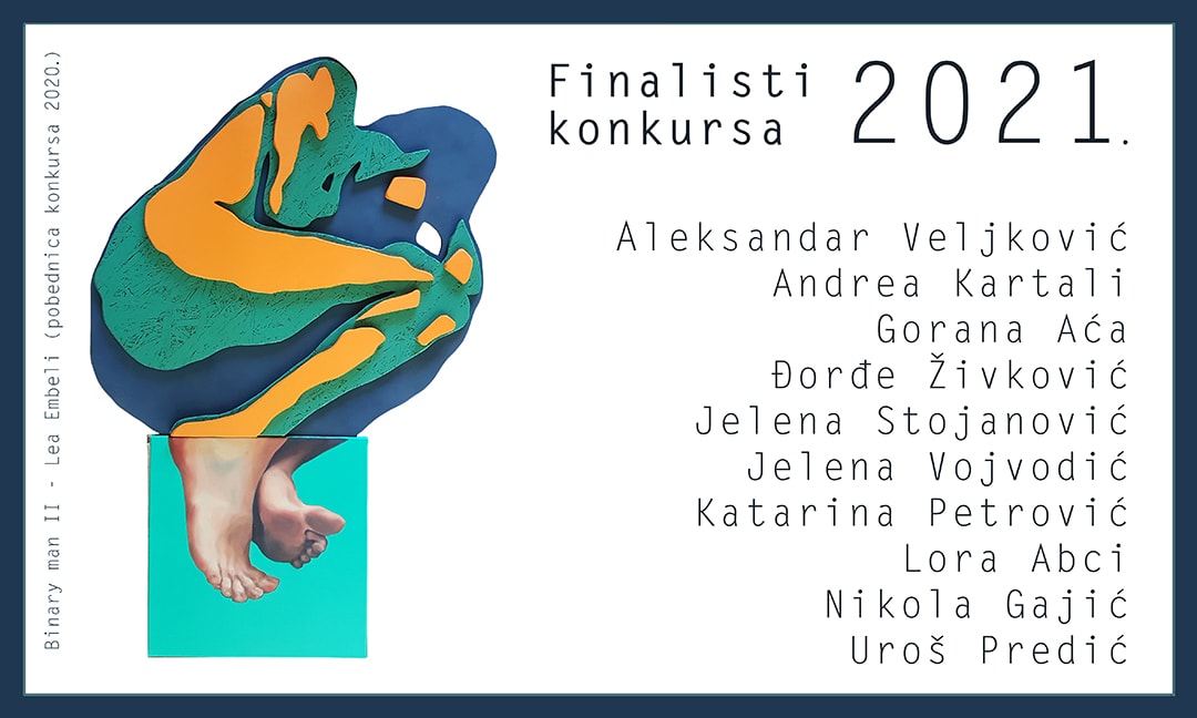 Finalisti Nagrade za mlade umetnike Pančeva 2021.
