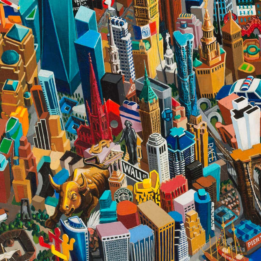 new york city 215x150cm oil on canvas 2015 3